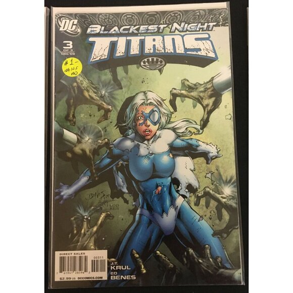 DC Comics Mixed Lot of 8 Adventure Comics & Blackest Night Circa 2008-2010 - Picture 7 of 10